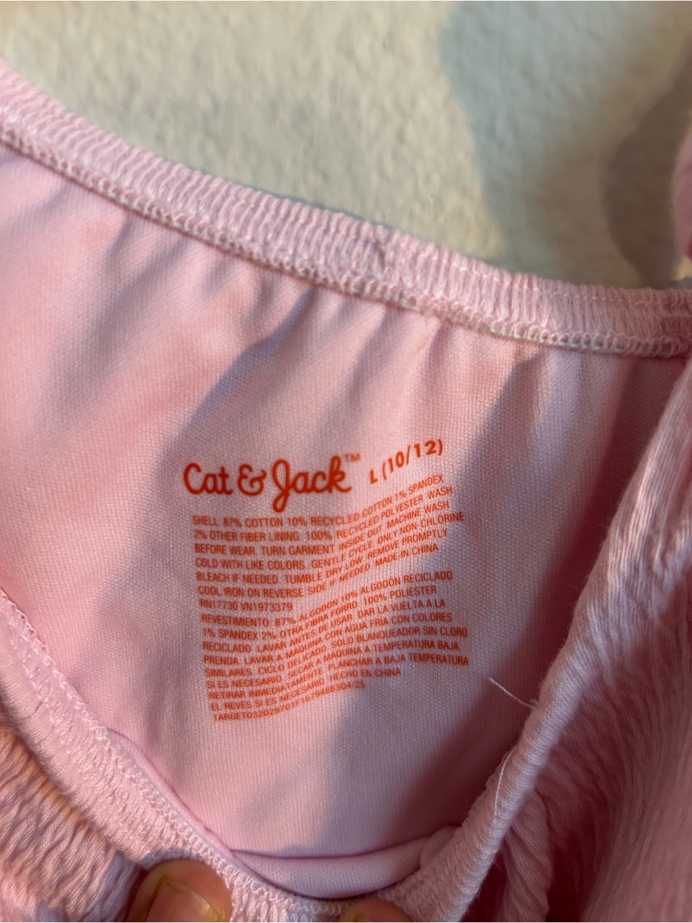 Cat & Jack Pink Knot-Shoulder Bandeau Tank - Picture 5 of 8